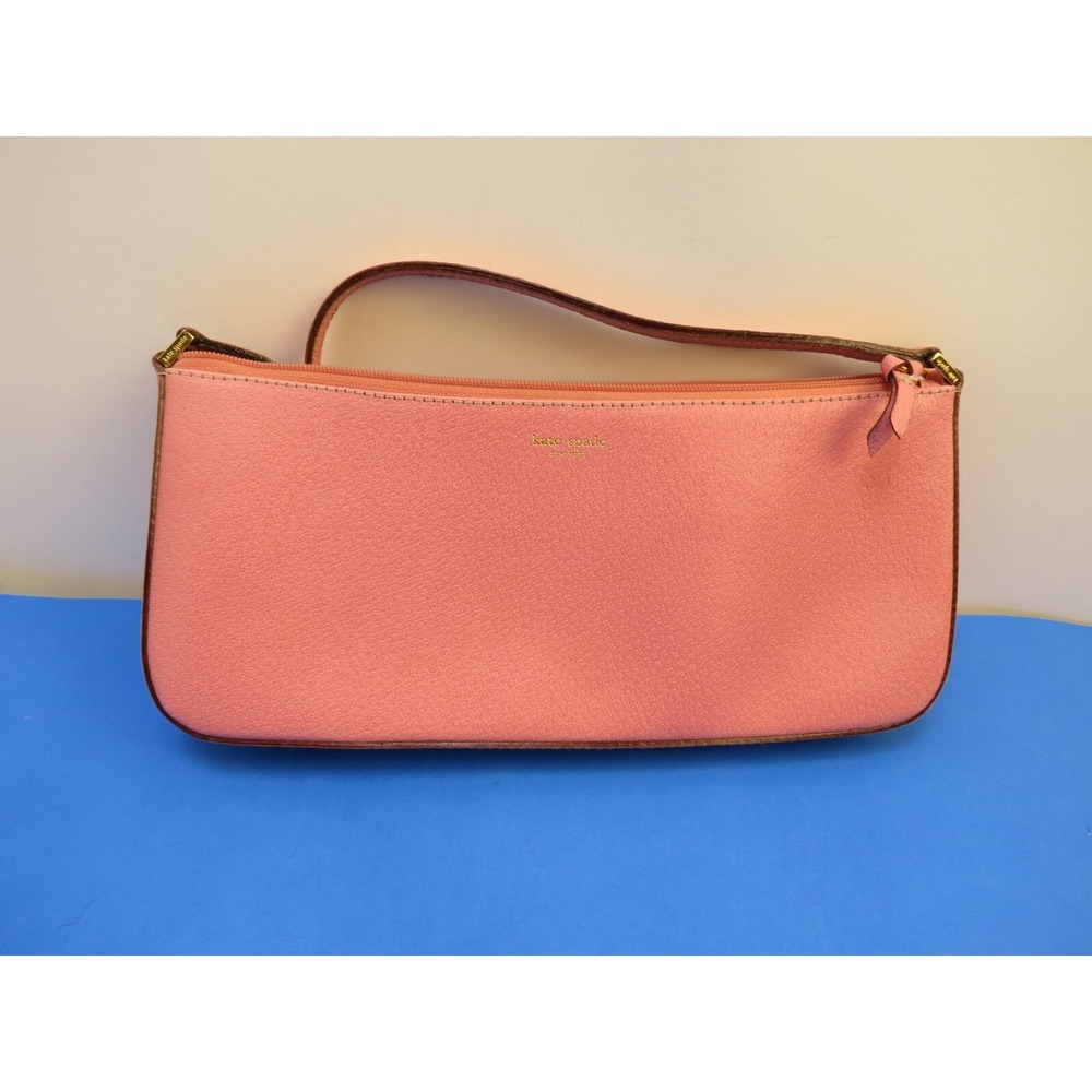 Kate Spade Small Purse Clutch Bag Pink Leather